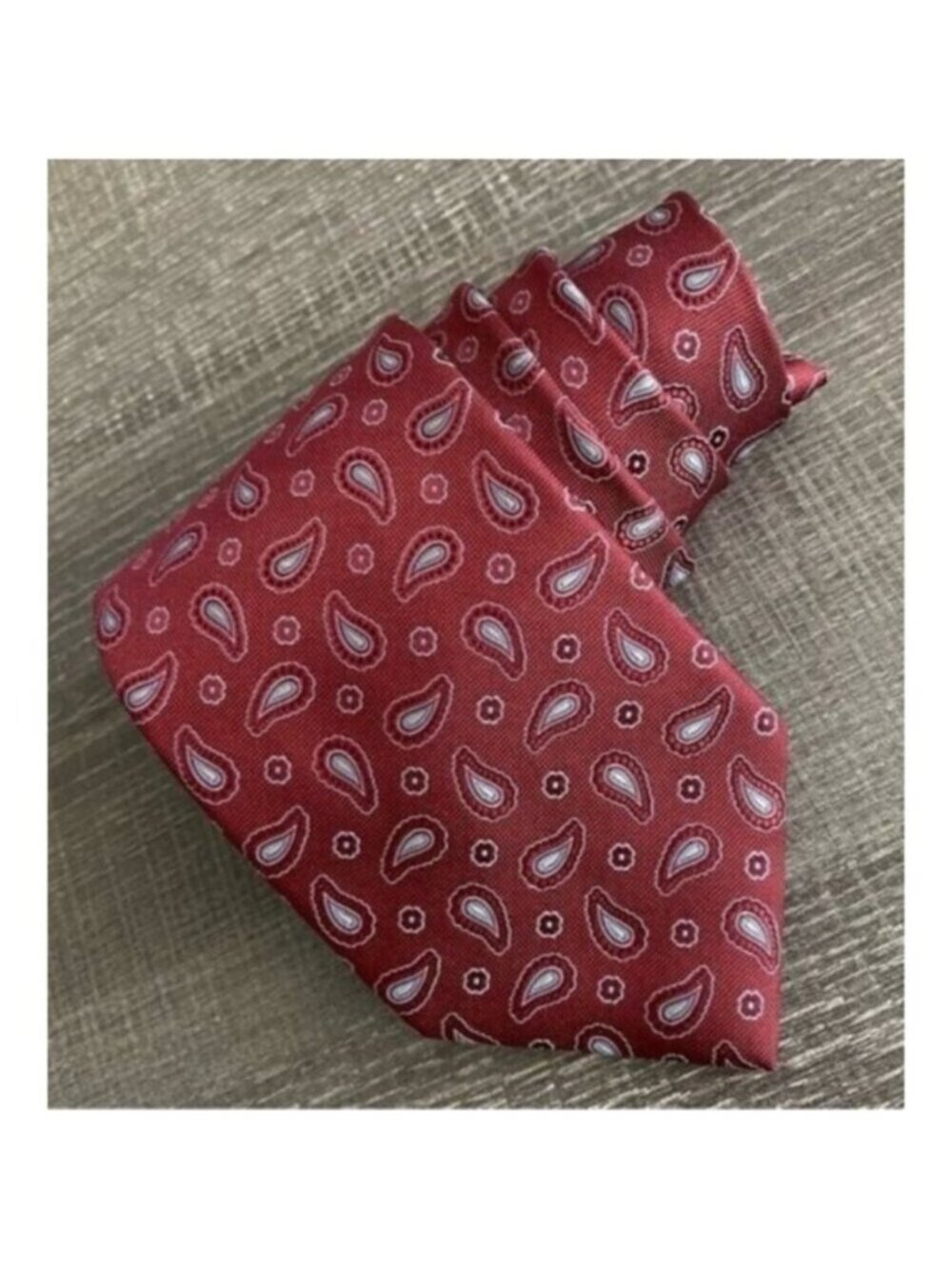 NEW Brooks Brothers Makers & Merchants 100% Italian Silk Necktie Paisley Preppy